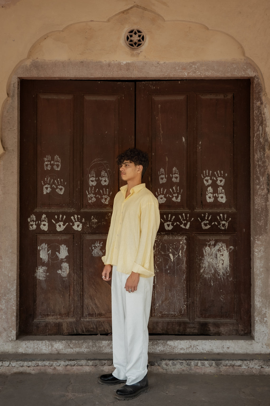 Atrangi “Haldi Mist” Oversized Shirt