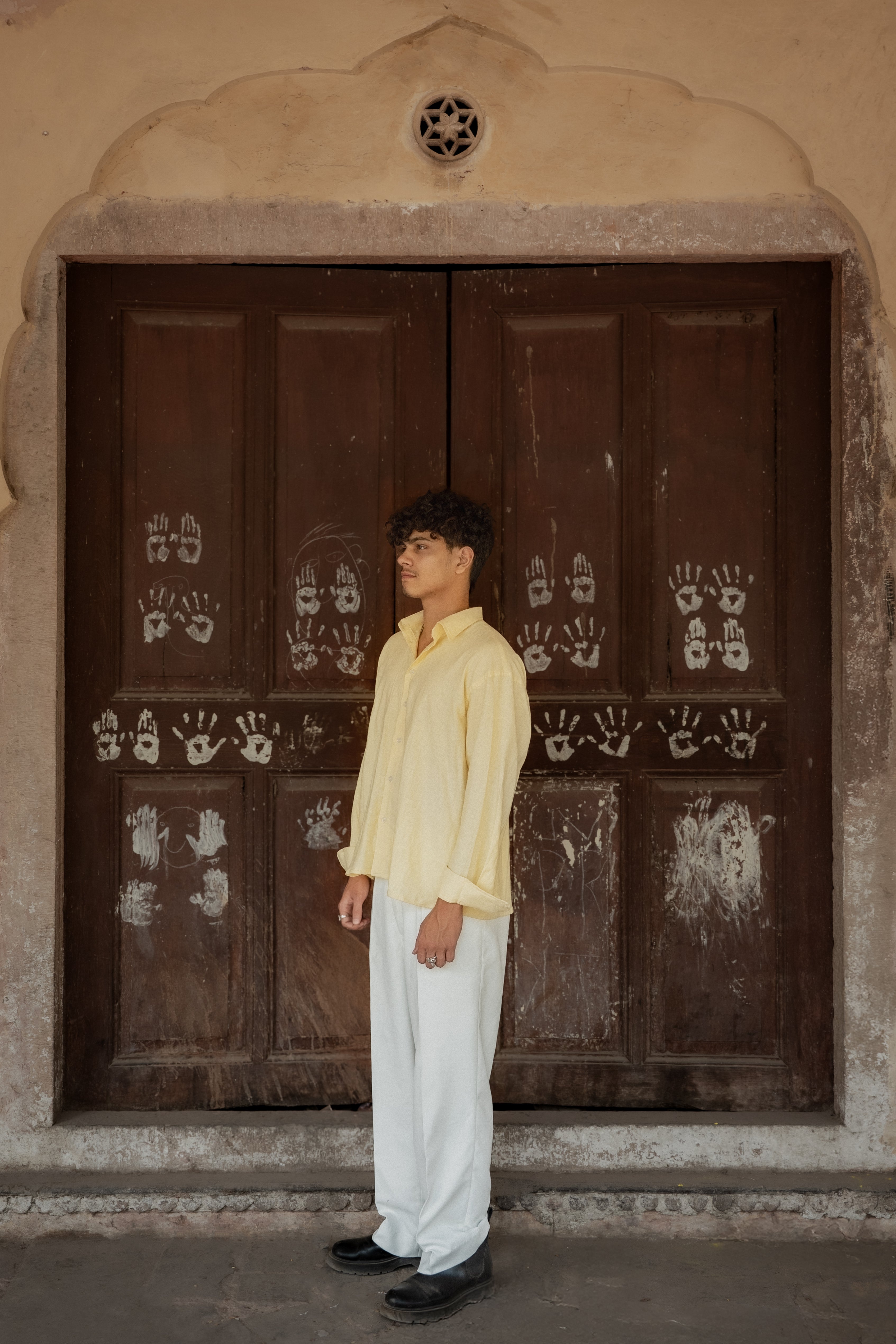 Atrangi “Haldi Mist” Oversized Shirt