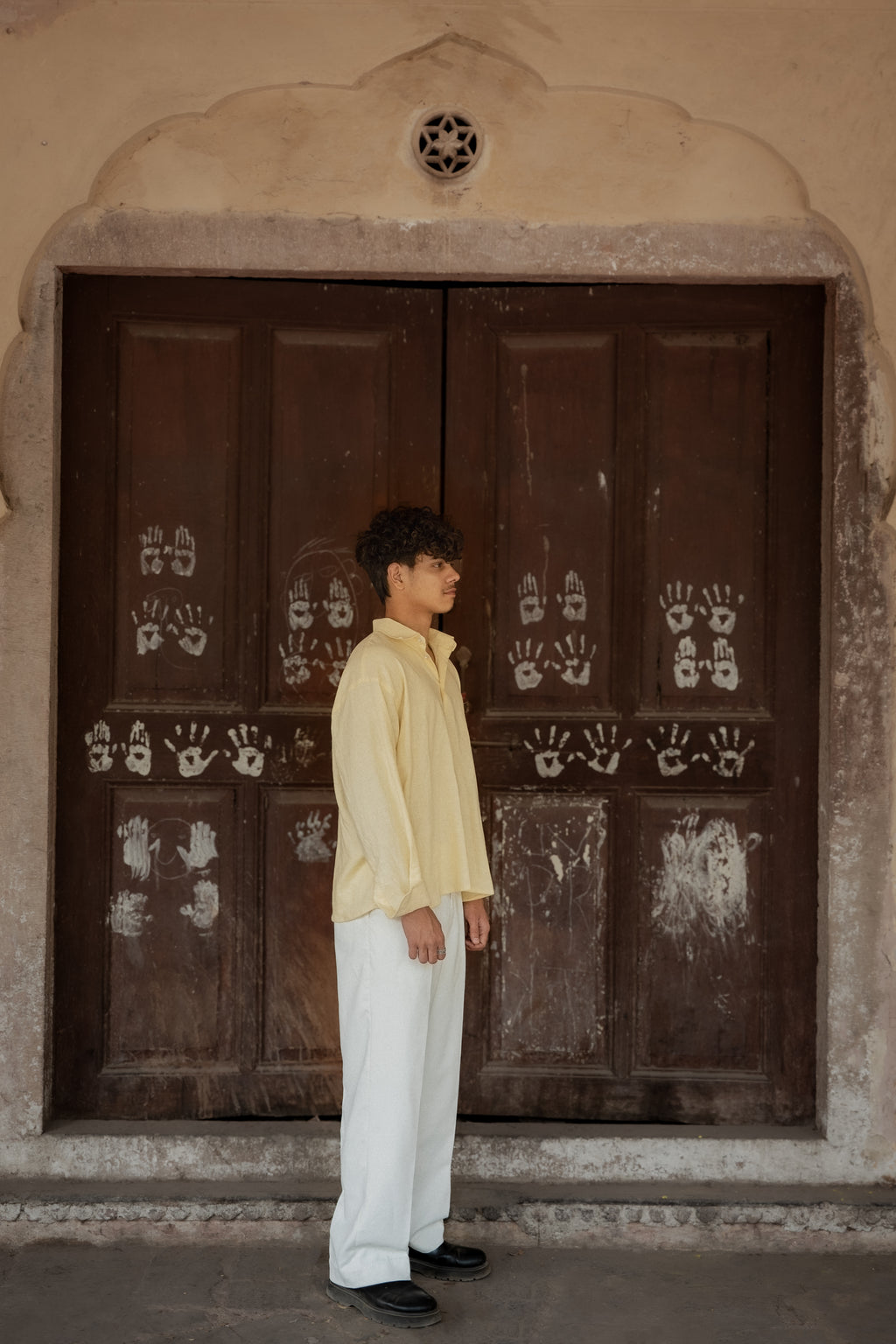 Atrangi “Haldi Mist” Oversized Shirt