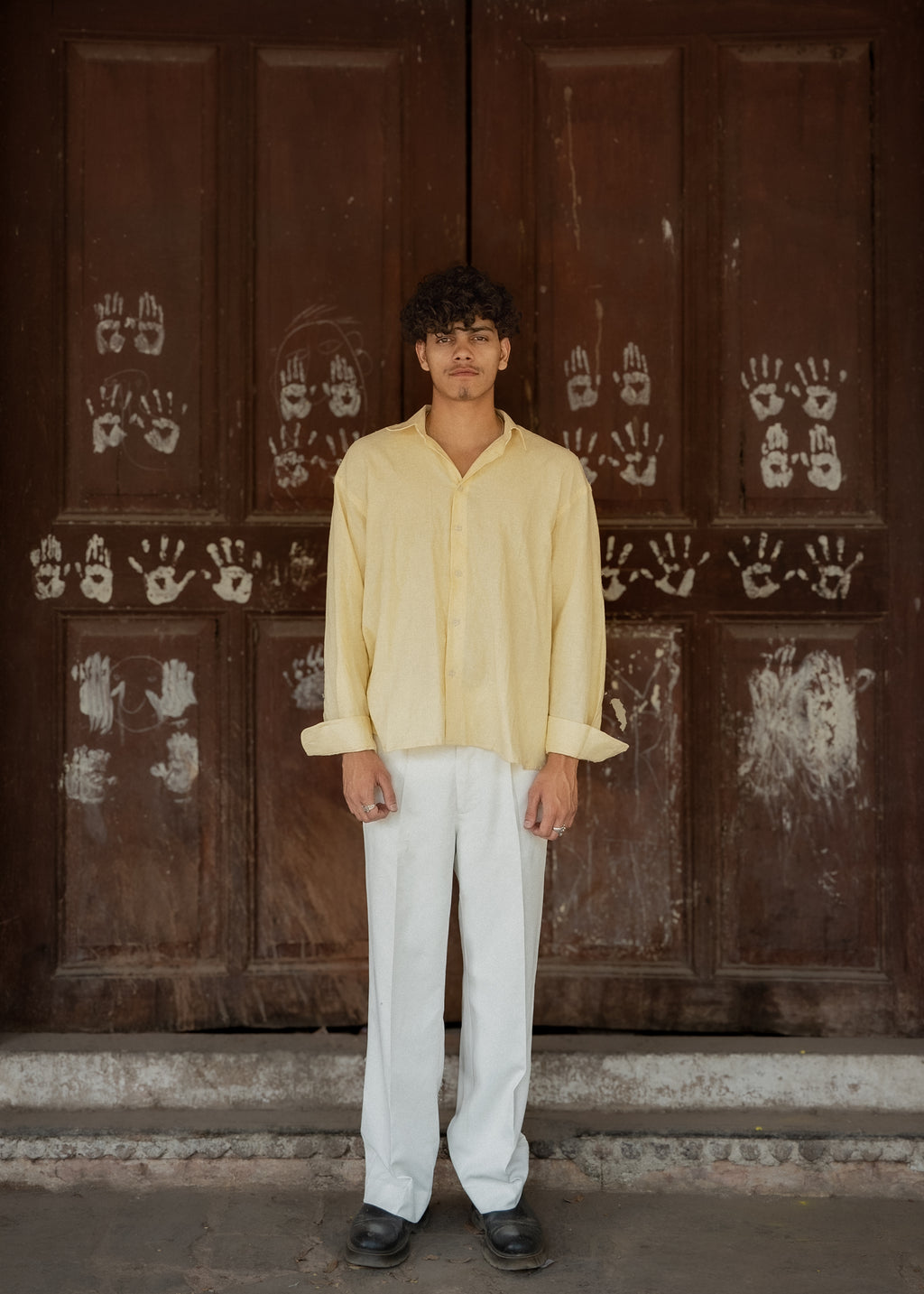 Atrangi “Haldi Mist” Oversized Shirt