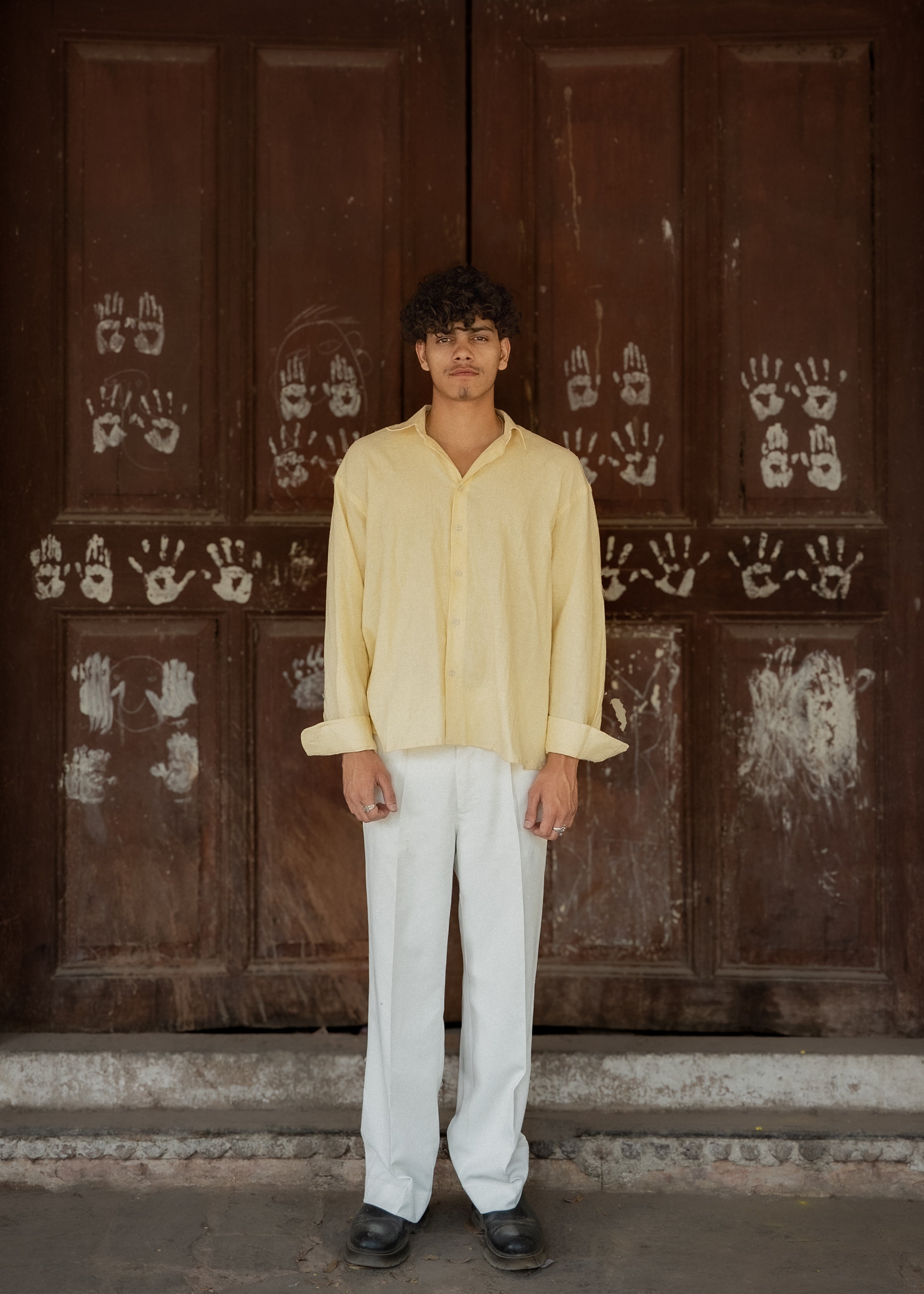 Atrangi “Haldi Mist” Oversized Shirt